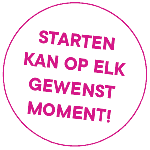 STARTEN KAN OP ELK GEWENST MOMENT!